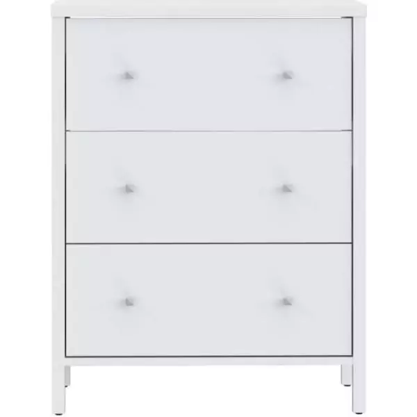 Meuble sous lavabo - Blanc - 3 tiroirs - L64 x P40 x H83 cm - IPSARION