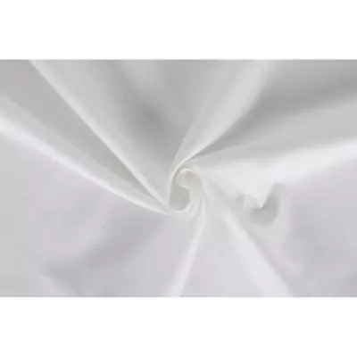 Parure de lit satinée 100% coton - Blanc