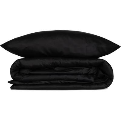 Parure de lit Satiné 100% coton - Noir