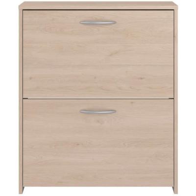 Meuble a chaussures 2 abattants - EASY LIFE - Chene - 66,5 x 78,5 x 25,1 - PARISOT