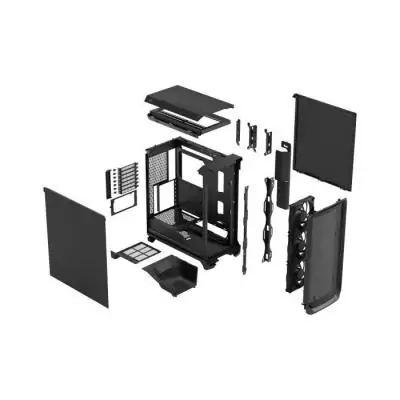 Boîtier PC FRACTAL DESIGN Meshify 3 Solid: E-ATX, 3 ventilateurs, USB Type C 20 Gbps Boîtier PC FRACTAL DESIGN Meshify 3 Solid: E-ATX, 3 ventilateurs, USB Type C 20 Gbps