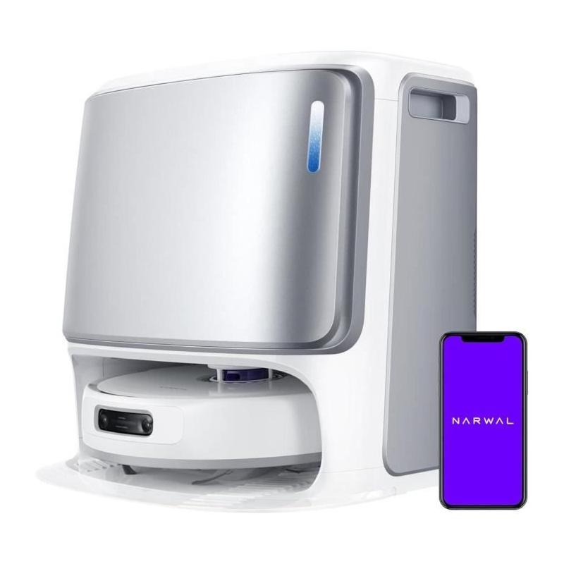 Narwal Freo Z Ultra - Aspirateur Robot Laveur avec Station - Double Puce IA - Évitement d'obstacles - Aspiration 12000 Pa