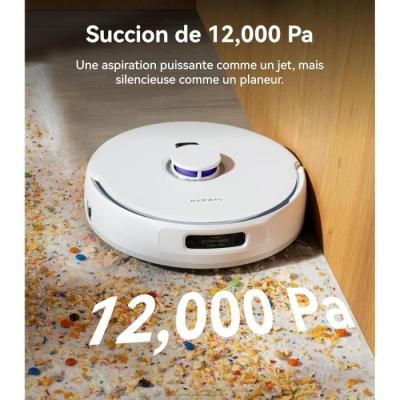 Narwal Freo Z Ultra - Aspirateur Robot Laveur avec Station - Double Puce IA - Évitement d'obstacles - Aspiration 12000 Pa