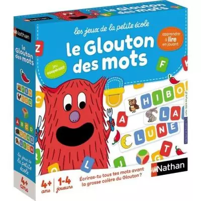 Jeu de société éducatif pour enfants de 4 ans - Le glouton des mots