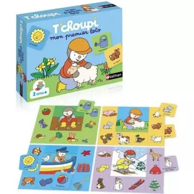 Jeu de société NATHAN T'choupi - Mon Loto