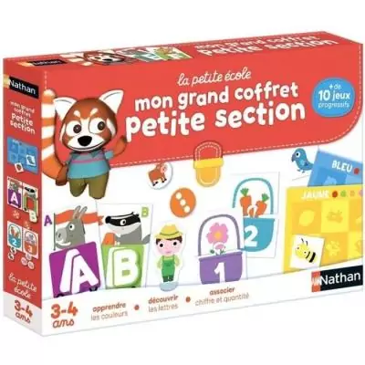 Amusez-vous en apprenant avec le coffret éducatif Nathan pour Petite Section