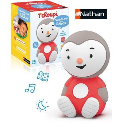 Livre interactif - NATHAN - T'CHOUPI – RACONTE-MOI UNE HISTOIRE - Conteuse avec histoires et chansons - Pour enfants des 18 mo