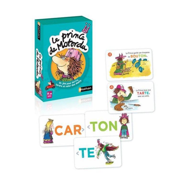 Jeu de cartes Le prince de Motordu: Apprendre en s'amusant