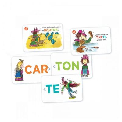 Jeu de cartes Le prince de Motordu: Apprendre en s'amusant