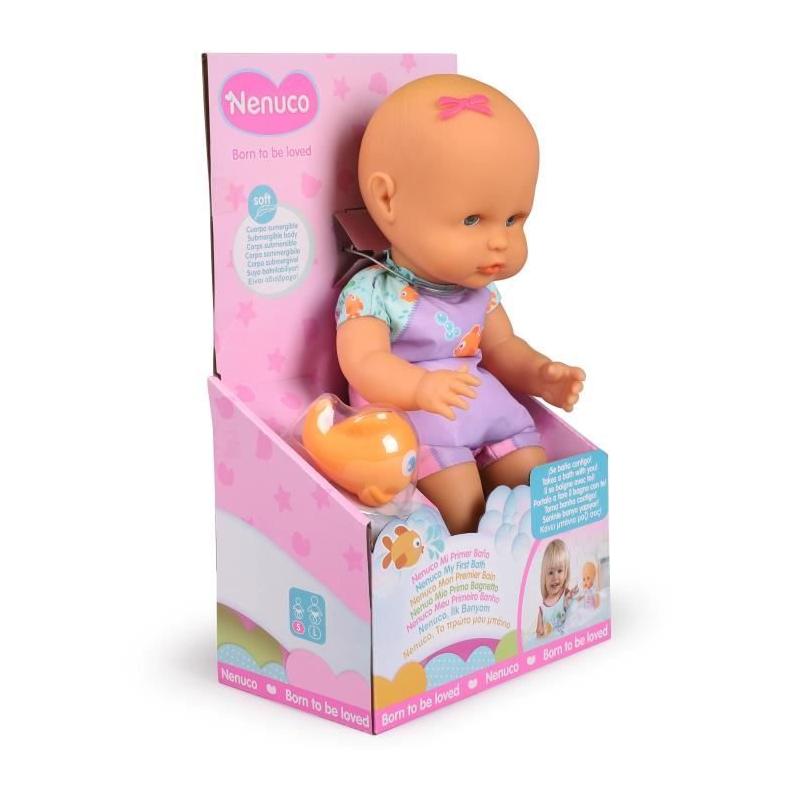 Poupon et son poisson pour le bain - GPTOYS - NENUCO - 35 cm