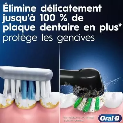 Brosse à dents électrique ORAL-B Pro 1 - Sensible et douce - Bleu