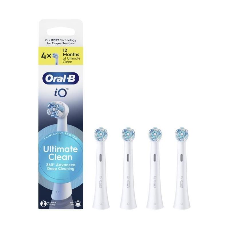 Recharges Brossettes - ORAL-B IO Ultimate Clean - Pack 4