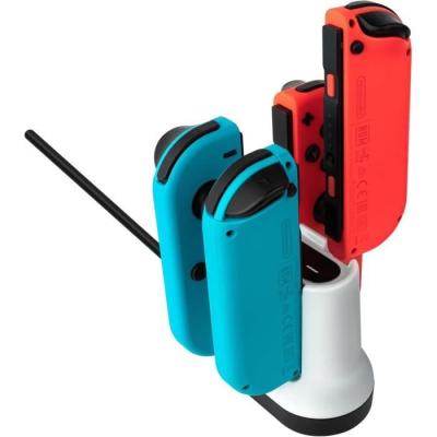 Chargeur - PDP - Pour 2 paires de manettes Joy-Con Nintendo Switch - Blanc