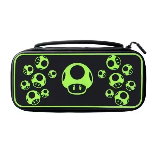 Sacoche de transport - PDP - 1 UP Glow In The Dark - Nintendo Switch - Noir