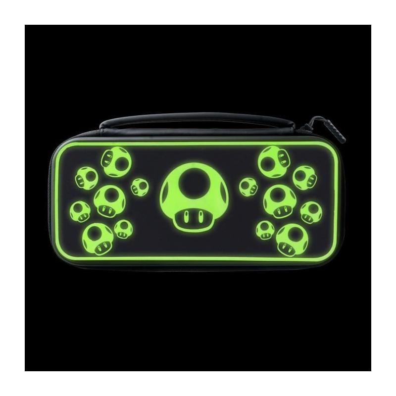 Sacoche de transport - PDP - 1 UP Glow In The Dark - Nintendo Switch - Noir
