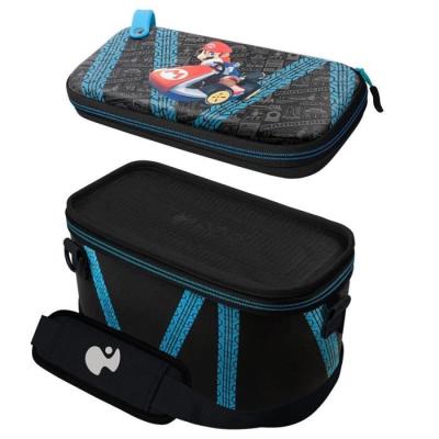Sacoche de voyage - PDP - Overnight Glow - Mario Kart Drift - Nintendo Switch - Noir