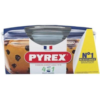Cocotte PYREX 1,4L Ronde en verre borosilicate