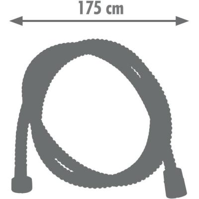 Flexible de douche anti-torsion ROUSSEAU 1m75 Inox chromé