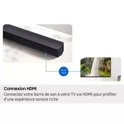 Barre de son SAMSUNG HW-B460F - Qualité audio exceptionnelle