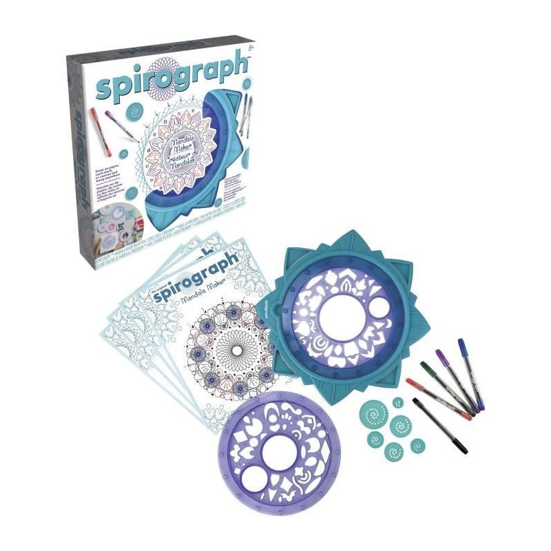 Déssins et pochoirs créatifs - SILVERLIT SPIROGRAPH Mandala