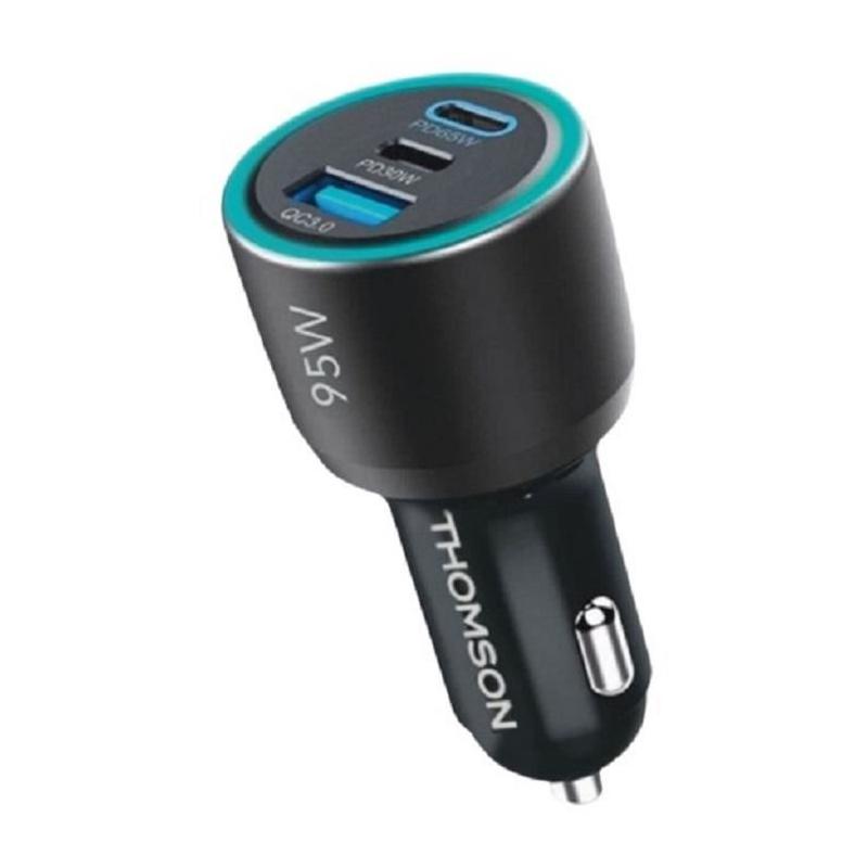 Chargeur voiture Thomson 95 W - Techno nouvelle gen - 2 USB-C - CHARGEUR TELEPHONE