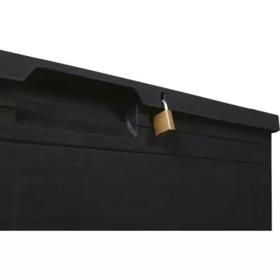Coffre de rangement extérieur TOOMAX 160L gris Woody's - Pratique et spacieux