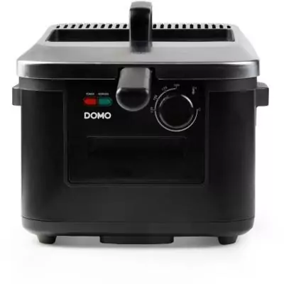 Friteuse électrique Domo 4L 2000W noir - Puissance et polyvalence