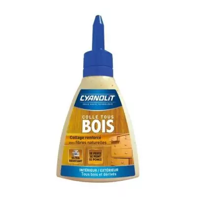 Colle bois haute résistance - 290 g - Pour bois et dérivés Colle bois haute résistance - 290 g - Pour bois et dérivés
