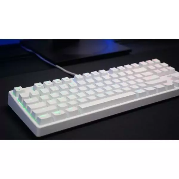 Clavier de gaming mécanique - CHERRY XTRFY K4V2 RGB TKL - Format TKL - Éclairage RGB - Blanc