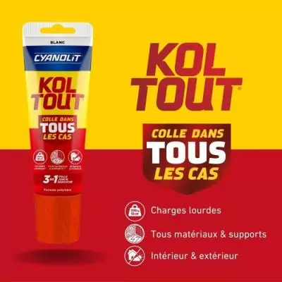 Colle de fixation et d'étanchéité CYANOLIT - Haute résistance et flexibilité Colle de fixation et d'étanchéité CYANOLIT - Haute résistance et flexibilité