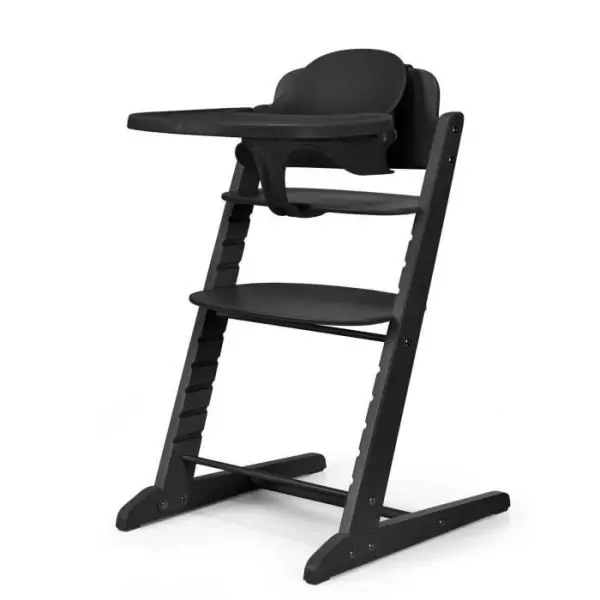 Chaise haute évolutive - CYBEX - IRIS 3-en-1 - Bois - Baby set & plateau inclus - Stunning Black