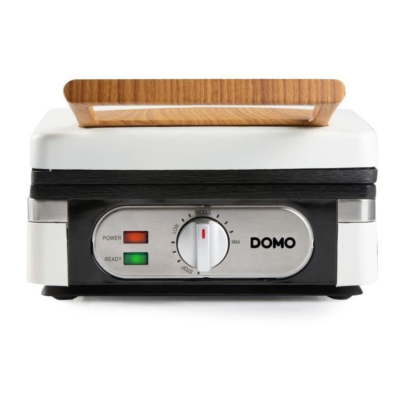 Gaufrier DOMO DO9274W 1400 W blanc - 2 gaufres XL