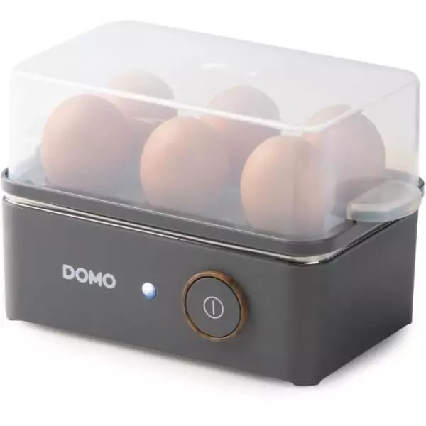 Cuiseur a oeufs - DOMO - DO9283EK - 400 W - 6 oeufs - Gris