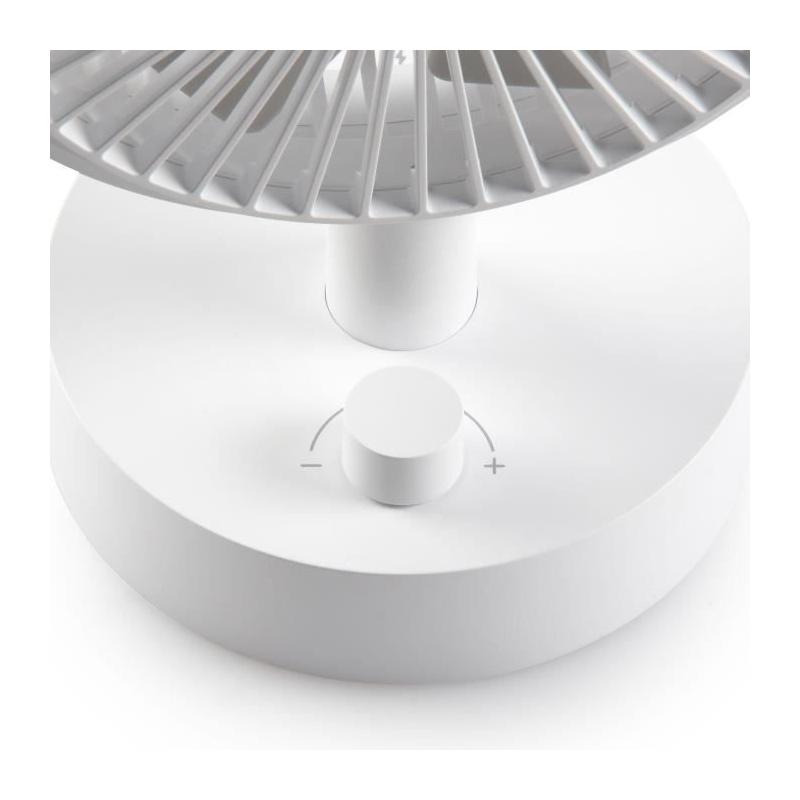 Ventilateur de table DOMO - Rechargeable USB - Puissant et Portable