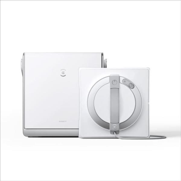 ECOVACS WINBOT W2 OMNI Robot Nettoyeur de vitres avec Station Multifonction - Recharge Pendant Le Fonctionnement