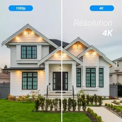 Caméra motorisée EZVIZ H80x Dual - 4K - Couleur nuit - Audio bidirectionnel Caméra motorisée EZVIZ H80x Dual - 4K - Couleur nuit - Audio bidirectionnel