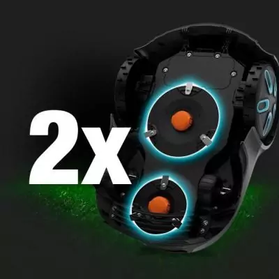 Tondeuse robot GARDENA Smart SILENO max 1500 - Surface 1500 m²