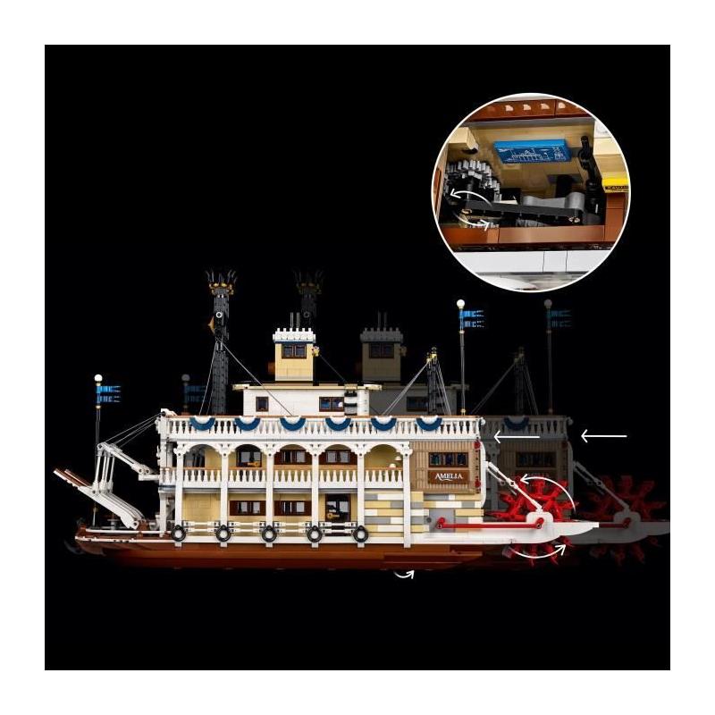 LEGO Ideas 21356 Exclu Cdiscount: Le Bateau à Vapeur du Mississippi - Set de Construction Adulte