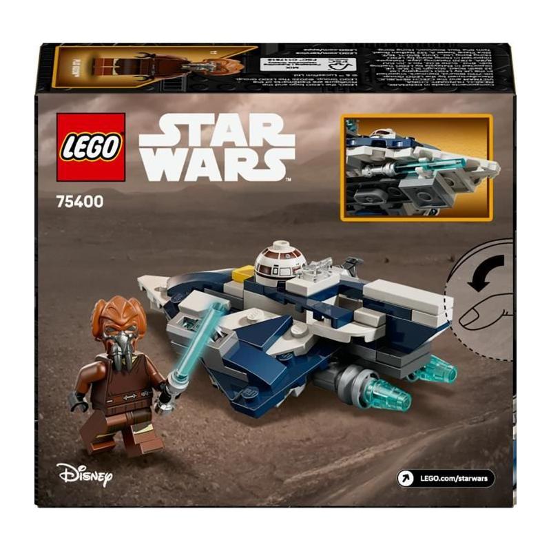 LEGO Star Wars : The Clone Wars 75400 Microfighter Chasseur Jedi de Plo Koon - Jeu 6 ans