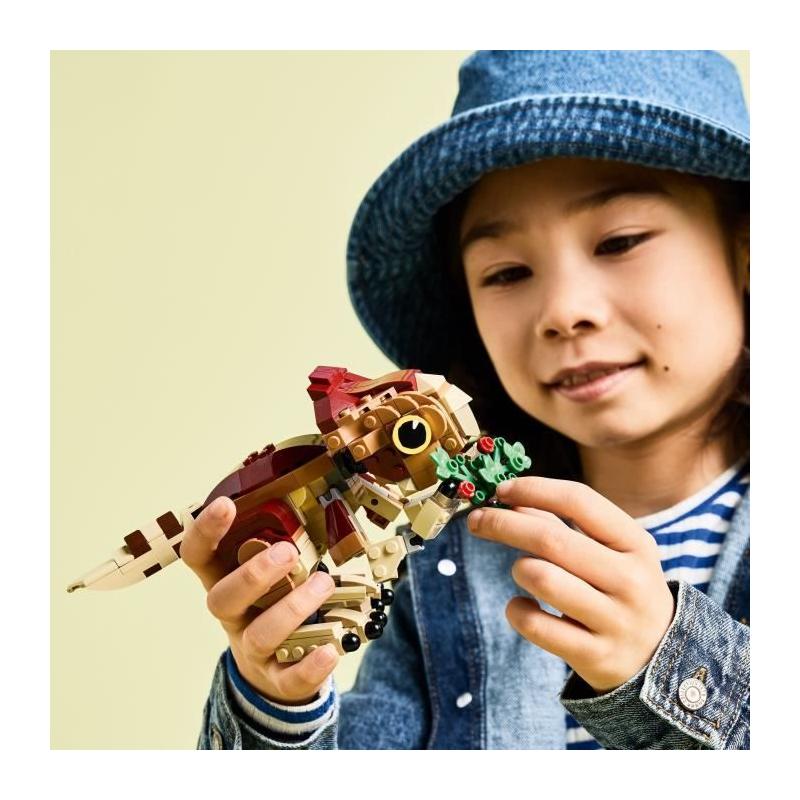 LEGO Jurassic World 76970 Dolores, le Bébé Aquilops - Construis ton propre dinosaure!