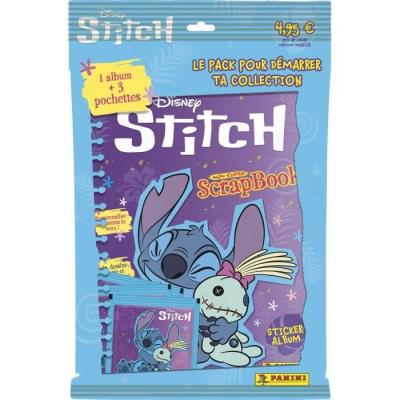 Album + 3 pochettes Panini Stitch 2 - Mon Super Scrapbook + 15 stickers