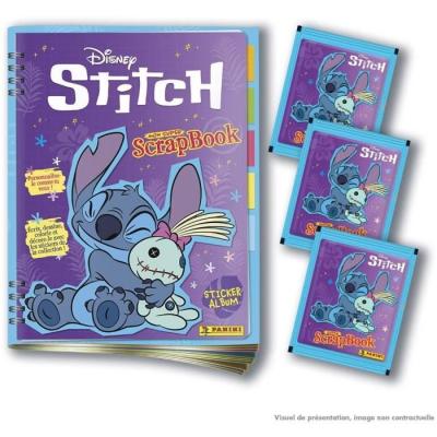 Album + 3 pochettes Panini Stitch 2 - Mon Super Scrapbook + 15 stickers