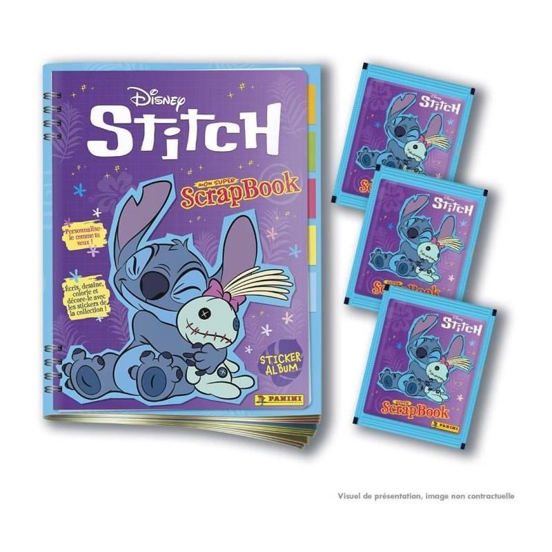 Album + 3 pochettes Panini Stitch 2 - Mon Super Scrapbook + 15 stickers