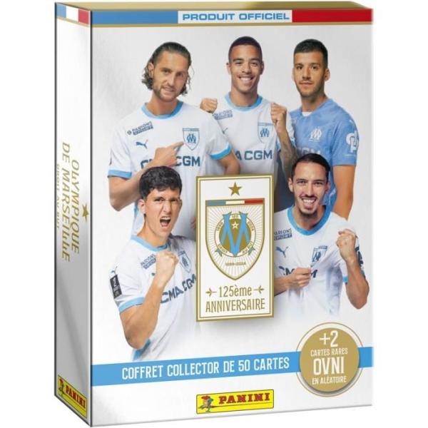 Coffret collector - PANINI - 125 ans OM - 50 cartes