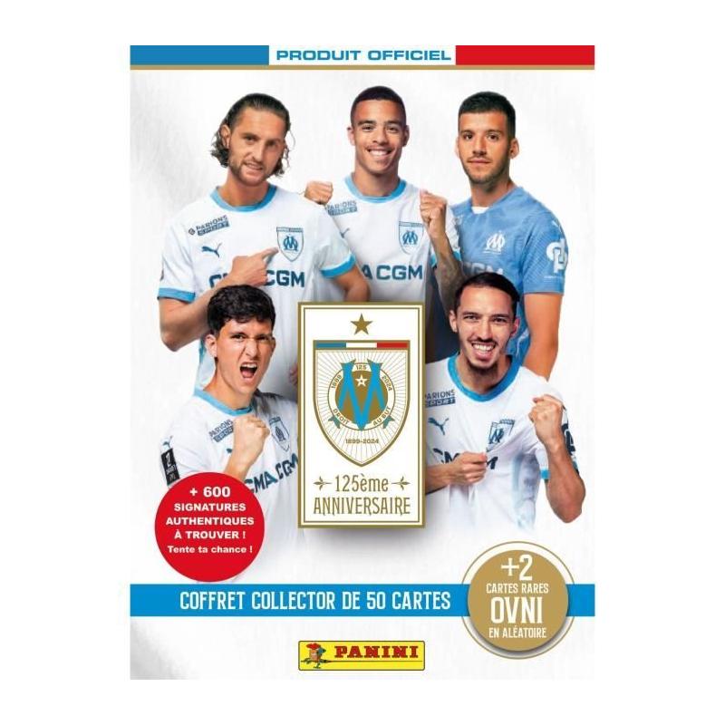 Coffret collector Panini 125 ans OM - 50 cartes glamours