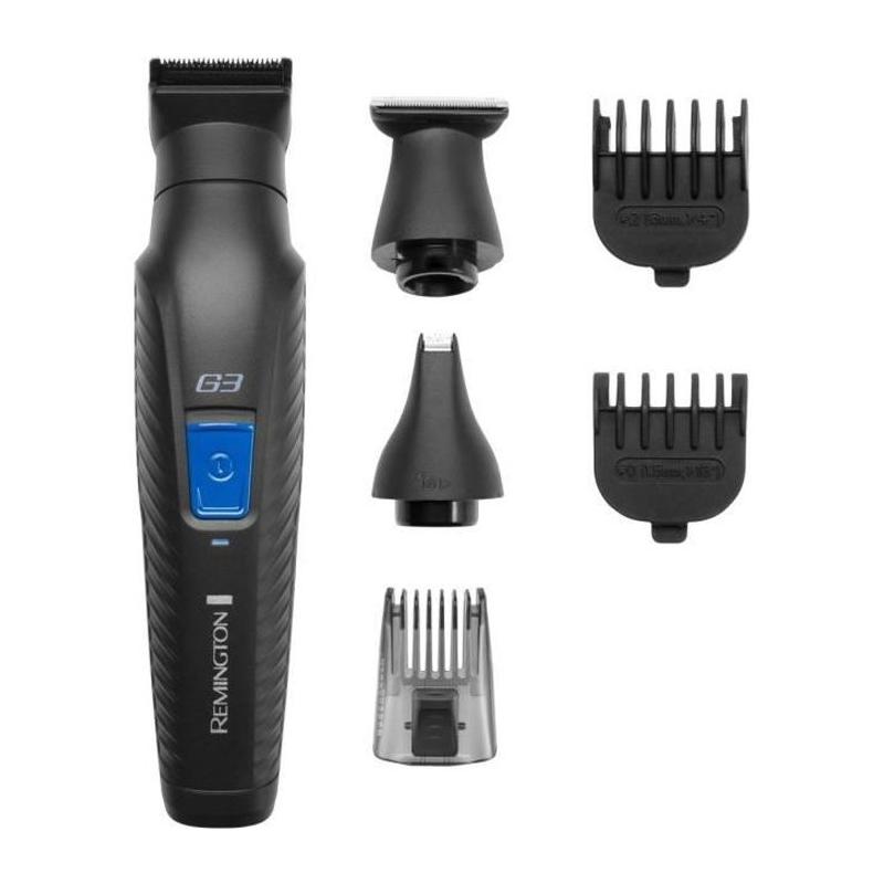 Remington PG3000 Tondeuse Multifonctions Graphite Series G3, Cheveux, Barbe, Visage, Lames Auto-Affutées