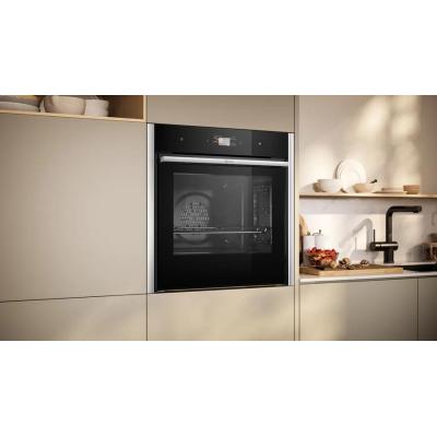 Neff B64CS71N0 four 71 L Noir, Acier inoxydable