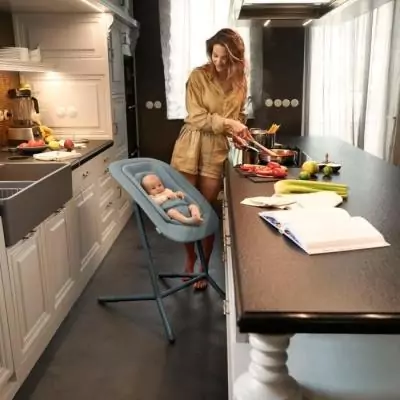 Ensemble d'adaptateurs Lemo pour chaise haute - Gris clair