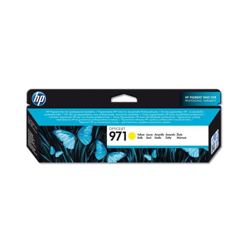 HP 971 cartouche d'encre jaune authentique