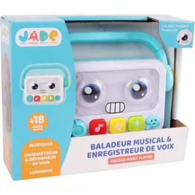Baladeur robot musical & lumineux - J.A.D.E - 17 cm: Musique, Enregistrement & Déformation de Voix